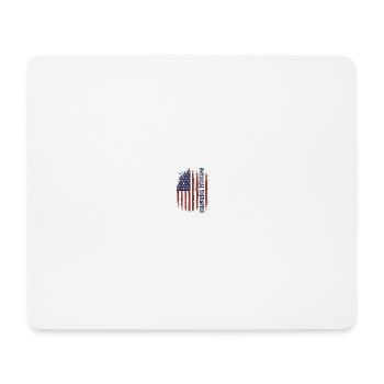 flag USA physical therapist Rretro Student - Tapis de souris (format paysage) - blanc - Devant