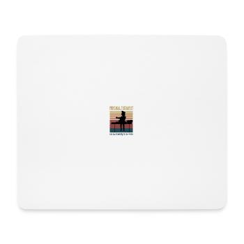 USA physical therapist Rretro Student - Mouse Pad (horizontal) - white - Front