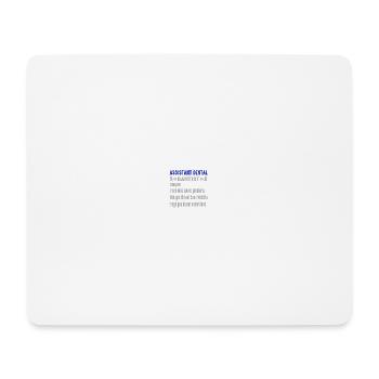 Future Vintage Retro Assistentin Zahnarztpraxis - Mousepad (Querformat) - Weiß - Vorne