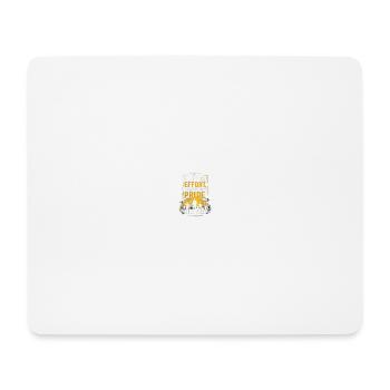 Built by Effort, Powered by Pride labord day - Tapis de souris (format paysage) - blanc - Devant