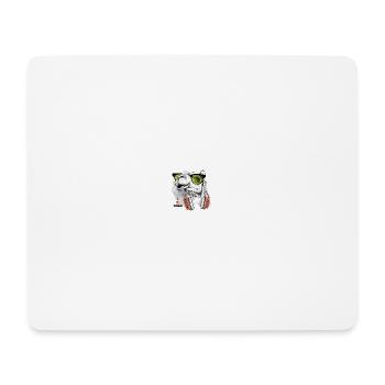 Camel I Love Music - Tapis de souris (format paysage) - blanc - Devant