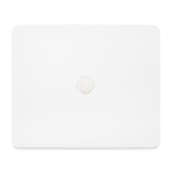 Shell Rays Silhouette - Mouse Pad (horizontal) - white - Front