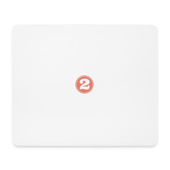 2 Humor-Geschenk-T-Shirt - Mousepad (Querformat) - Weiß - Vorne