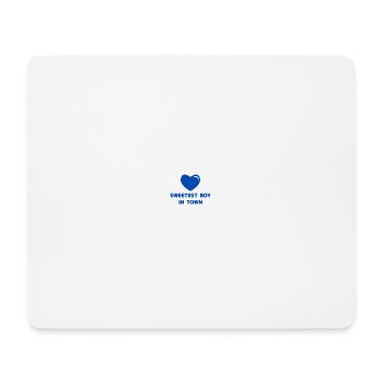 SWEETEST BOY IN TOWN - Mousepad (Querformat) - Weiß - Vorne
