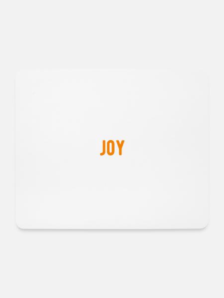joy love piece - Mousepad (Querformat) - Weiß