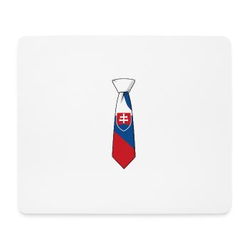 Slovakia Tie – Flaggendesign - Mousepad (Querformat) - Weiß - Vorne