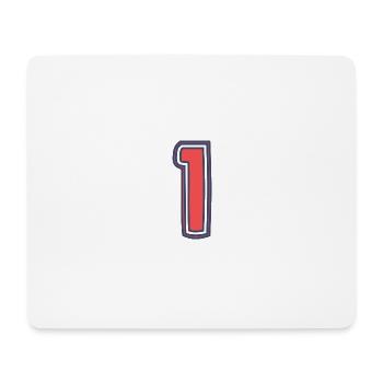 1. 1 JAHR. 1. JAHRESTAG. 1 JAHR GEBURTSTAG - Mousepad (Querformat) - Weiß - Vorne