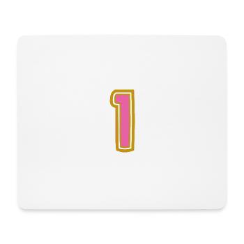 1. 1 JAHR. 1. JAHRESTAG. 1 JAHR GEBURTSTAG - Mousepad (Querformat) - Weiß - Vorne