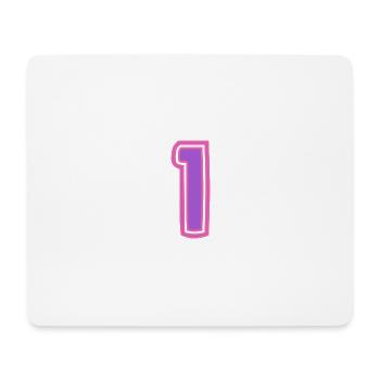 1. 1 JAHR. 1. JAHRESTAG. 1 JAHR GEBURTSTAG - Mousepad (Querformat) - Weiß - Vorne