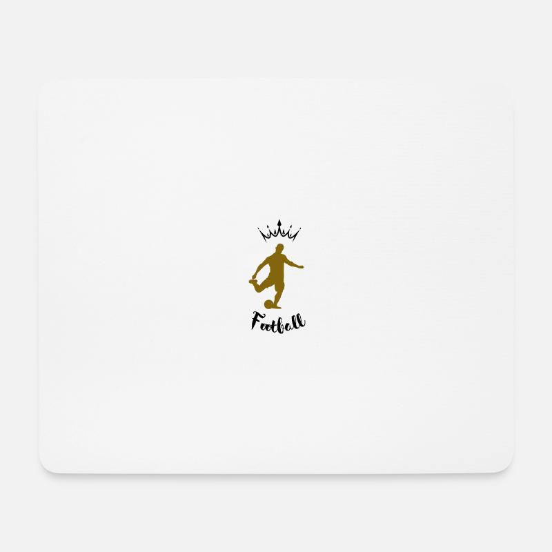 Football player in action - Mouse Pad (horizontal) - white