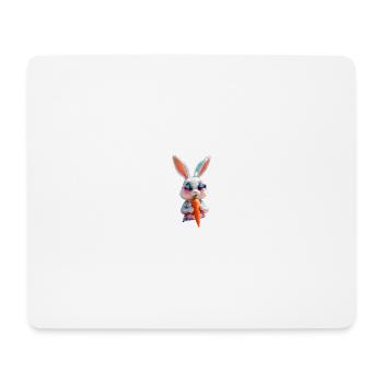 Funny Bunny Lotte - Mousepad (Querformat) - Weiß - Vorne