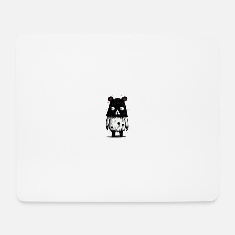 Bärchen auf der Suche nach Freunden - Mousepad (Querformat) - Weiß