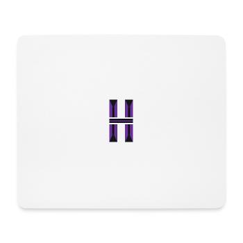 Logo Hardstone - Tapis de souris (format paysage) - blanc - Devant