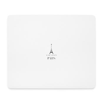 PARIS - Mousepad (Querformat) - Weiß - Vorne