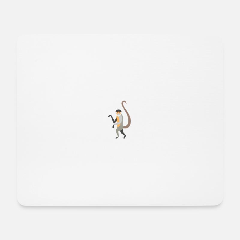 Wildtiere - Mousepad (Querformat) - Weiß