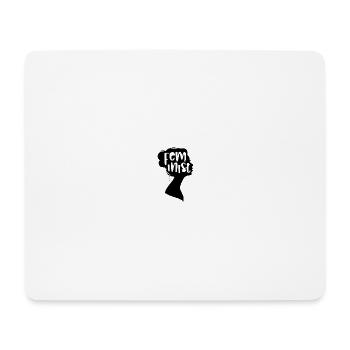 Feminist - Tapis de souris (format paysage) - blanc - Devant