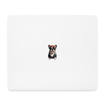 Vintage Bully - Tapis de souris (format paysage) - blanc - Devant