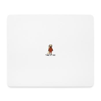 take it isi - Mousepad (Querformat) - Weiß - Vorne