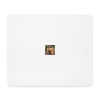 Capybara deal with it - Mousepad (Querformat) - Weiß - Vorne