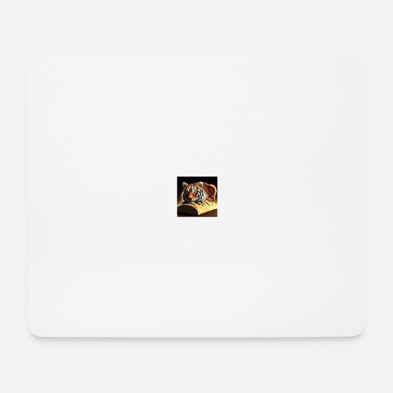 Tigerkekse 😅😅😅 - Mousepad (Querformat) - Weiß