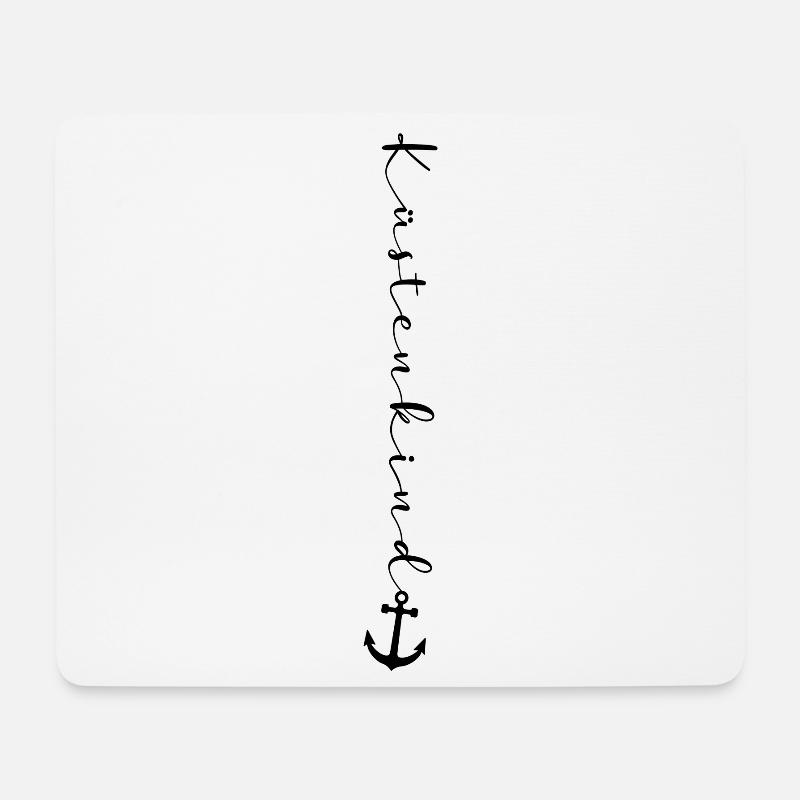 Küstenkind - Mousepad (Querformat) - Weiß
