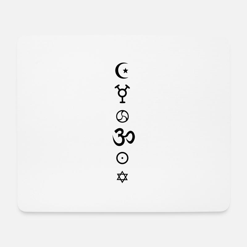 Magie Element - Mousepad (Querformat) - Weiß