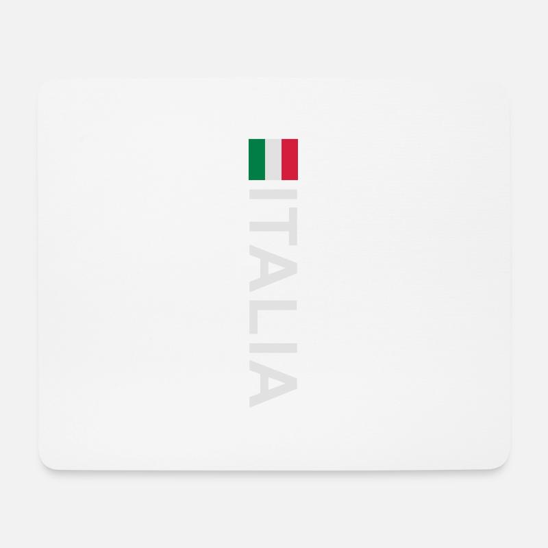 Strisce Italia tre - Mousepad (Querformat) - Weiß