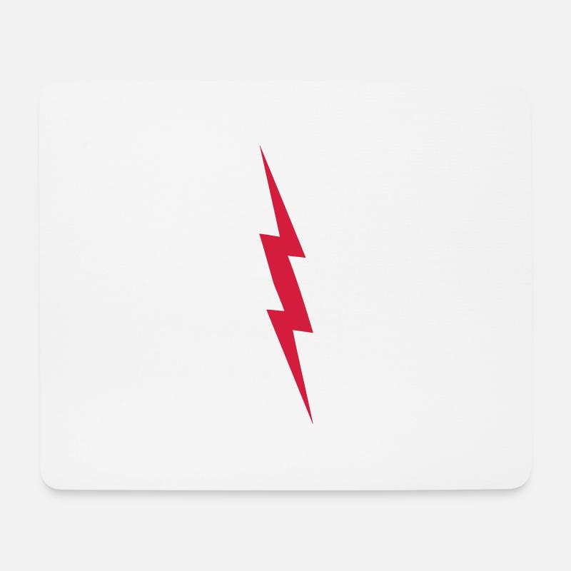 Lightning bolt icon symbol 2405 - Mouse Pad (horizontal) - white