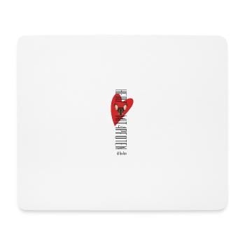 Herz mit vier Pfoten - Chihuahua - Mousepad (Querformat) - Weiß - Vorne