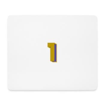 1 - Mousepad (Querformat) - Weiß - Vorne