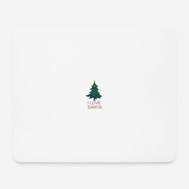 J’adore le Père Noël - Tapis de souris (format paysage) - blanc