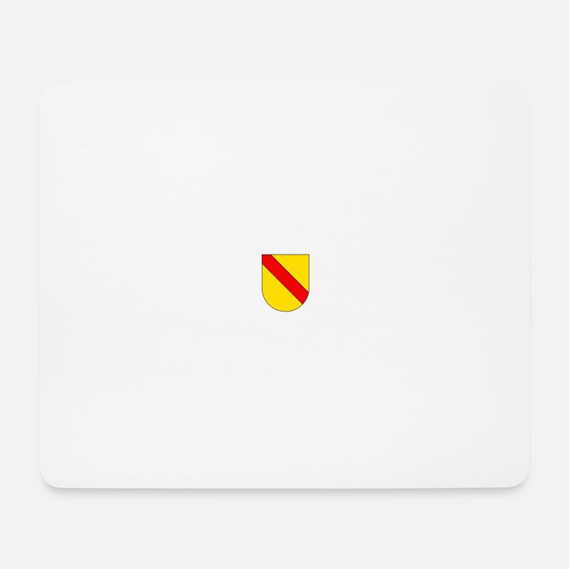 Badisches Wappen einfach - Mousepad (Querformat) - Weiß
