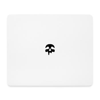 MeltySkull skull - Mouse Pad (horizontal) - white - Front