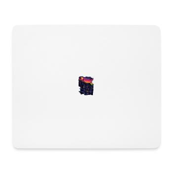Favela bei Nacht - Mousepad (Querformat) - Weiß - Vorne
