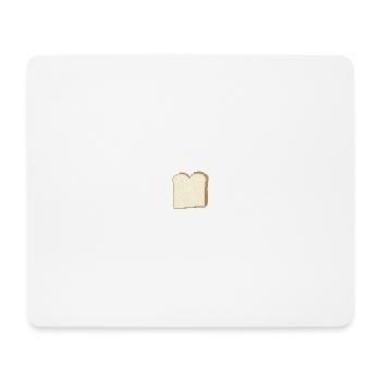 Pixel Toast Brotkunst - Mousepad (Querformat) - Weiß - Vorne