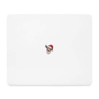 "Rentierzauber" (Reindeer Magic) - Mousepad (Querformat) - Weiß - Vorne