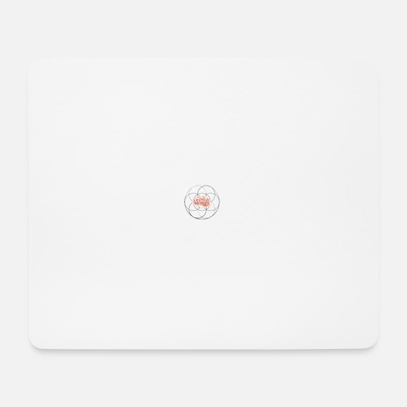 Lovely rose - Mousepad (Querformat) - Weiß
