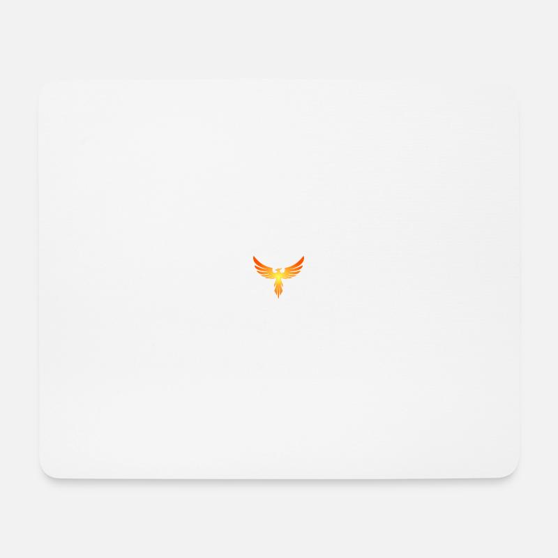 Phoenix Symbol - Mousepad (Querformat) - Weiß
