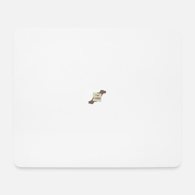 C'est Carré - Tapis de souris (format paysage) - blanc