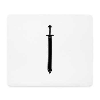 Sword - Mouse Pad (horizontal) - white - Front