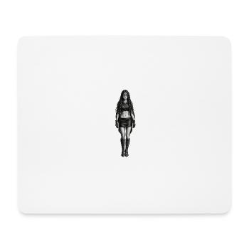 Krieger - Mousepad (Querformat) - Weiß - Vorne