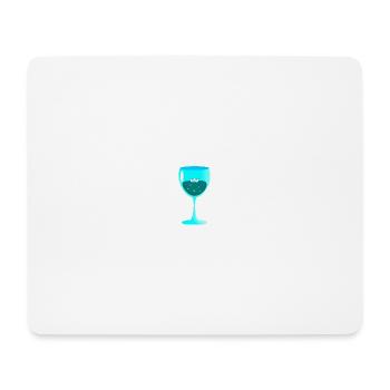 Kinderglas-Illustration - Mousepad (Querformat) - Weiß - Vorne