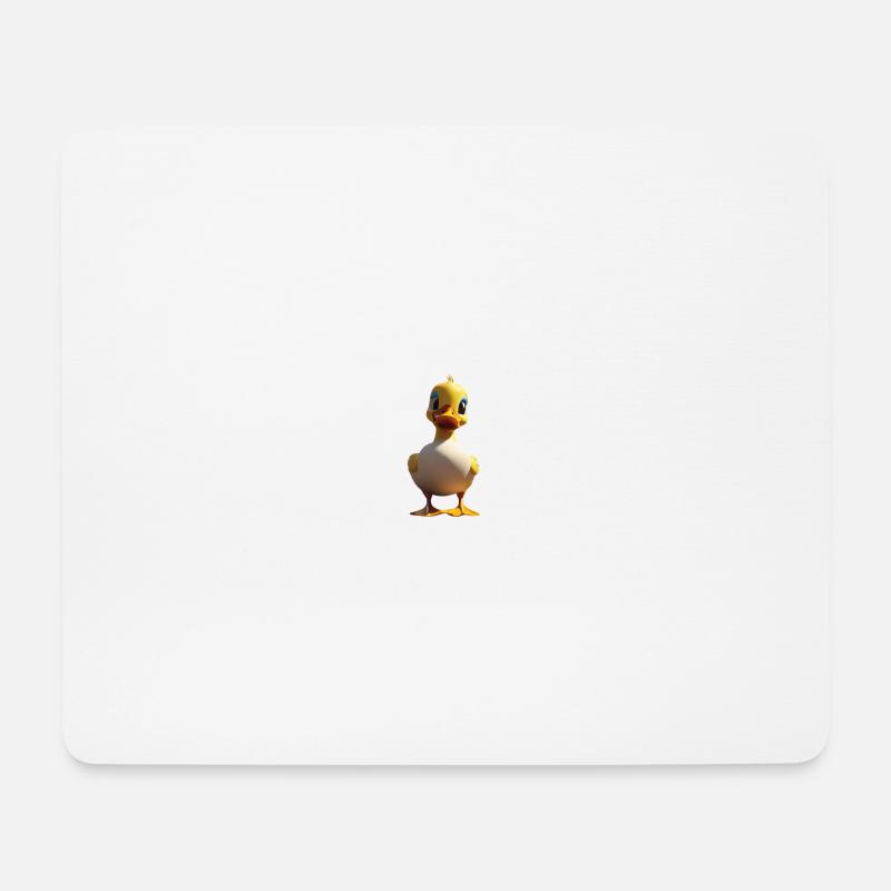 Süsse Ente - Mousepad (Querformat) - Weiß
