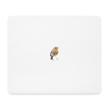 Robin Magic Cute Bird Nature Cadeau - Tapis de souris (format paysage) - blanc - Devant