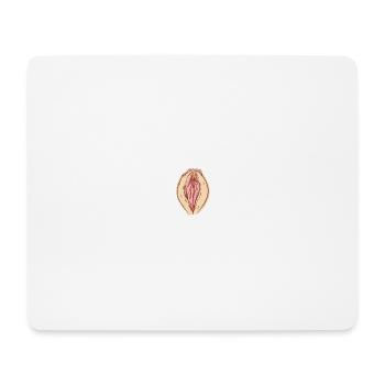 Pussy Power - Mousepad (Querformat) - Weiß - Vorne
