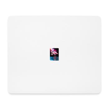 Flamingo Galaxy Gift Idea A.I. Art - Mouse Pad (horizontal) - white - Front