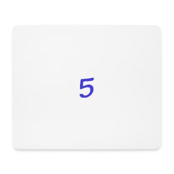 5. 5 YEARS. 5th ANNIVERSARY. 5 YEAR ANNIVERSARY. 5. - Mouse Pad (horizontal) - white - Front