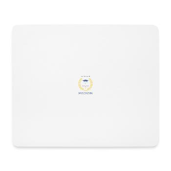 J’étudie la médecine - Fier étudiant en médecine - Tapis de souris (format paysage) - blanc - Devant