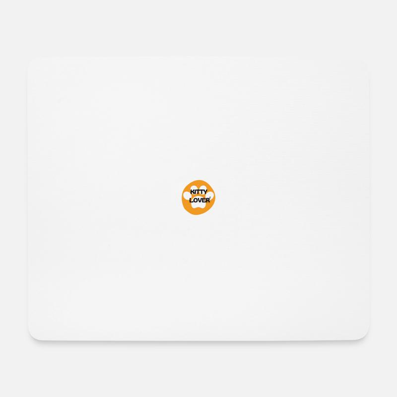 KITTY LIEBHABER - Mousepad (Querformat) - Weiß