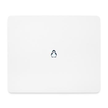 Kleiner Pinguin - Mousepad (Querformat) - Weiß - Vorne
